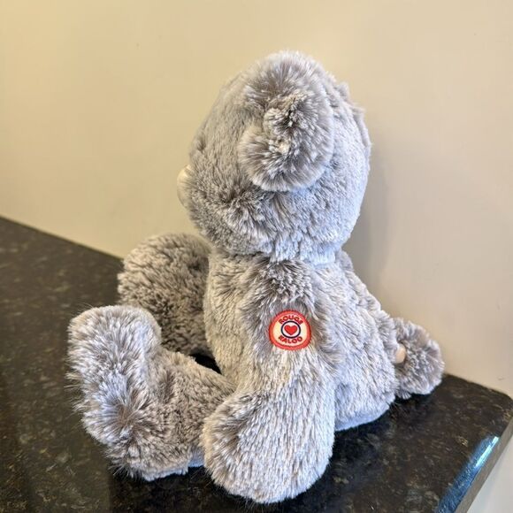 Rouge Kaloo Grey Prestige Bear Brand. Plush musical bear. Size 12” - Picture 4 of 11
